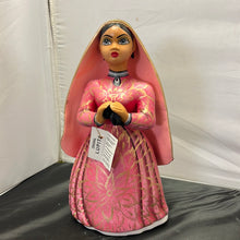 Load image into Gallery viewer, Lupita  NAVARRO Mexican Ceramic Doll  Virgin SOLD
