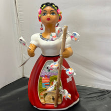 Load image into Gallery viewer, Lupita NAVARRO Mexican Ceramic Doll  Caramels
