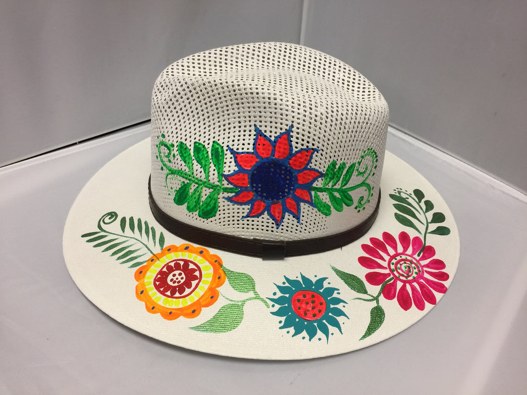 Mexican Hand painted Hat/Sombrero SOLD