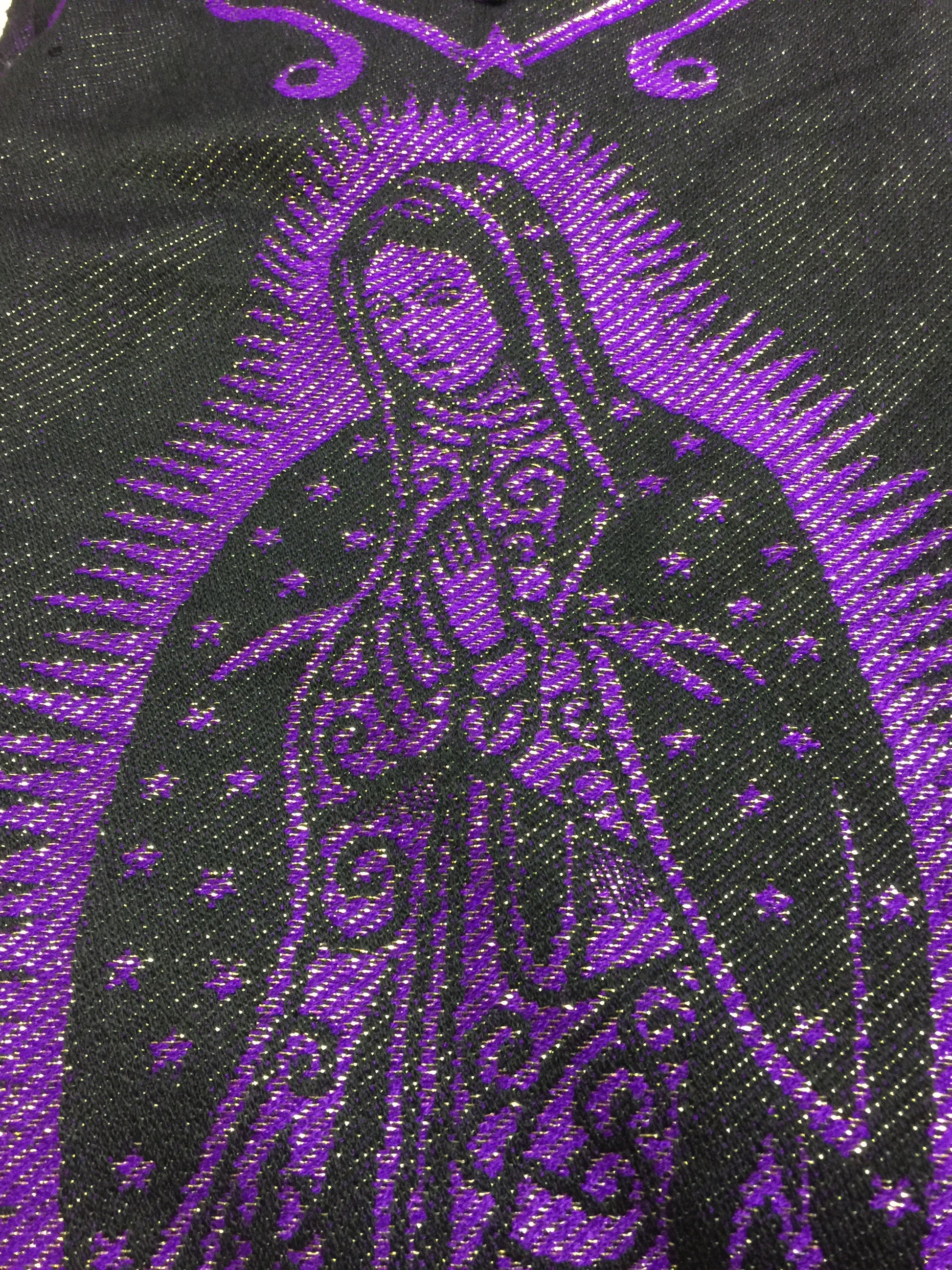 GABAN VIRGEN DE GUADALUPE AZUL OSCURO Virgen de Guadalupe Poncho