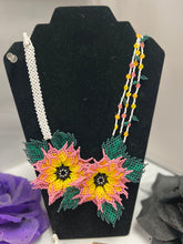 Load image into Gallery viewer, Mexican Chaquira Jewelry Set (3 Pieces) Flowers
