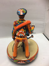 Load image into Gallery viewer, Talavera Day of the Dead  Musician with Kid
