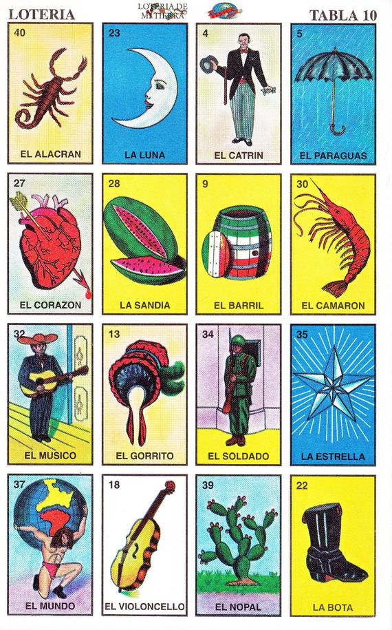 LOTERIA MEXICANA – Artesanias MexicanasLOTERIA MEXICANA – Artesanias Mexicanas  